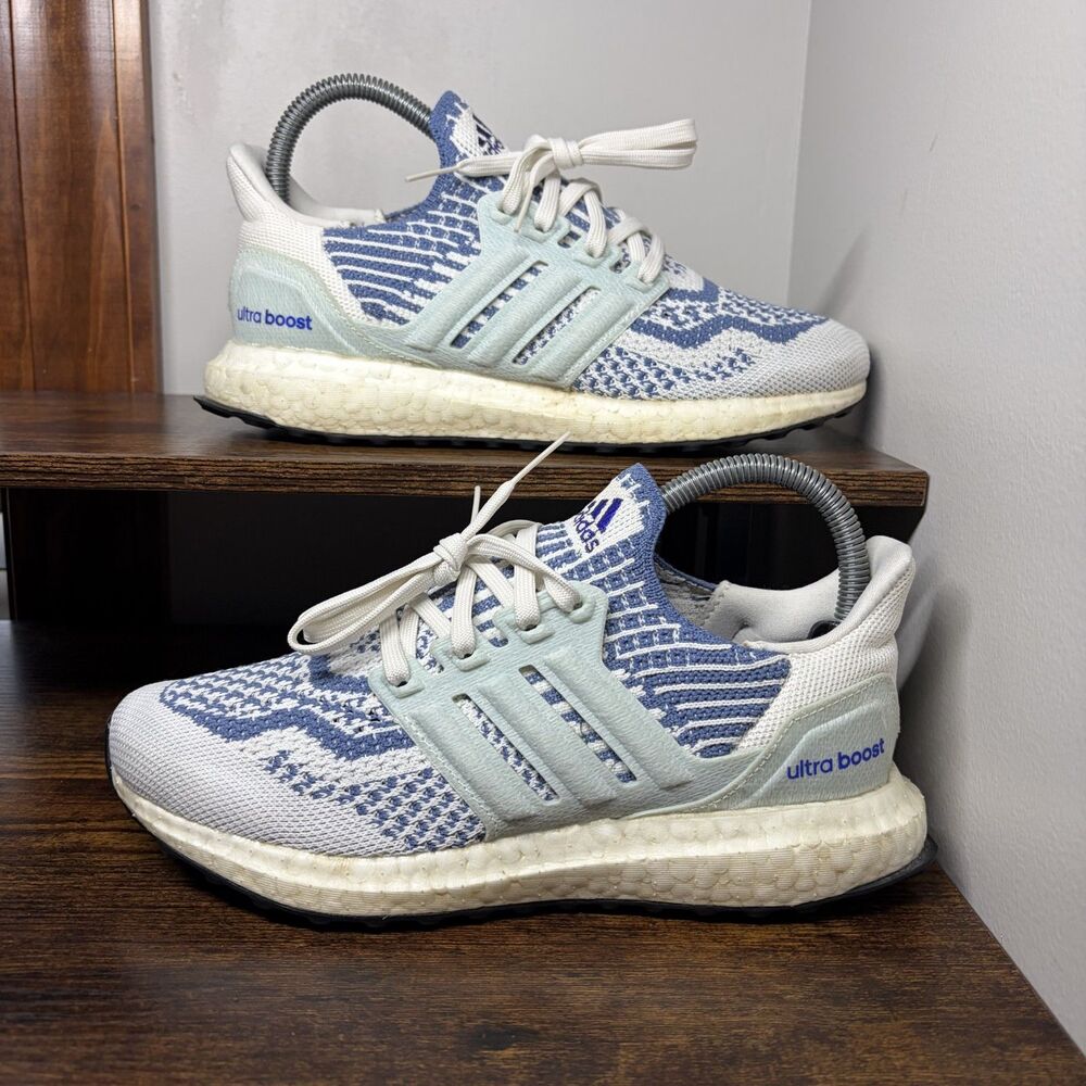 Size 4.5 - Adidas Ultraboost 6.0 DNA Non Dyed Crew Blue (GS) (6-6.5W)